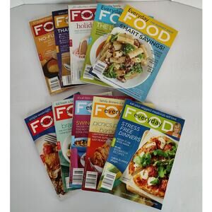 Everyday Food Lot/10 From the Kitchen of Martha Stewart Living Magazines